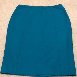 Turquoise blue Halogen skirt